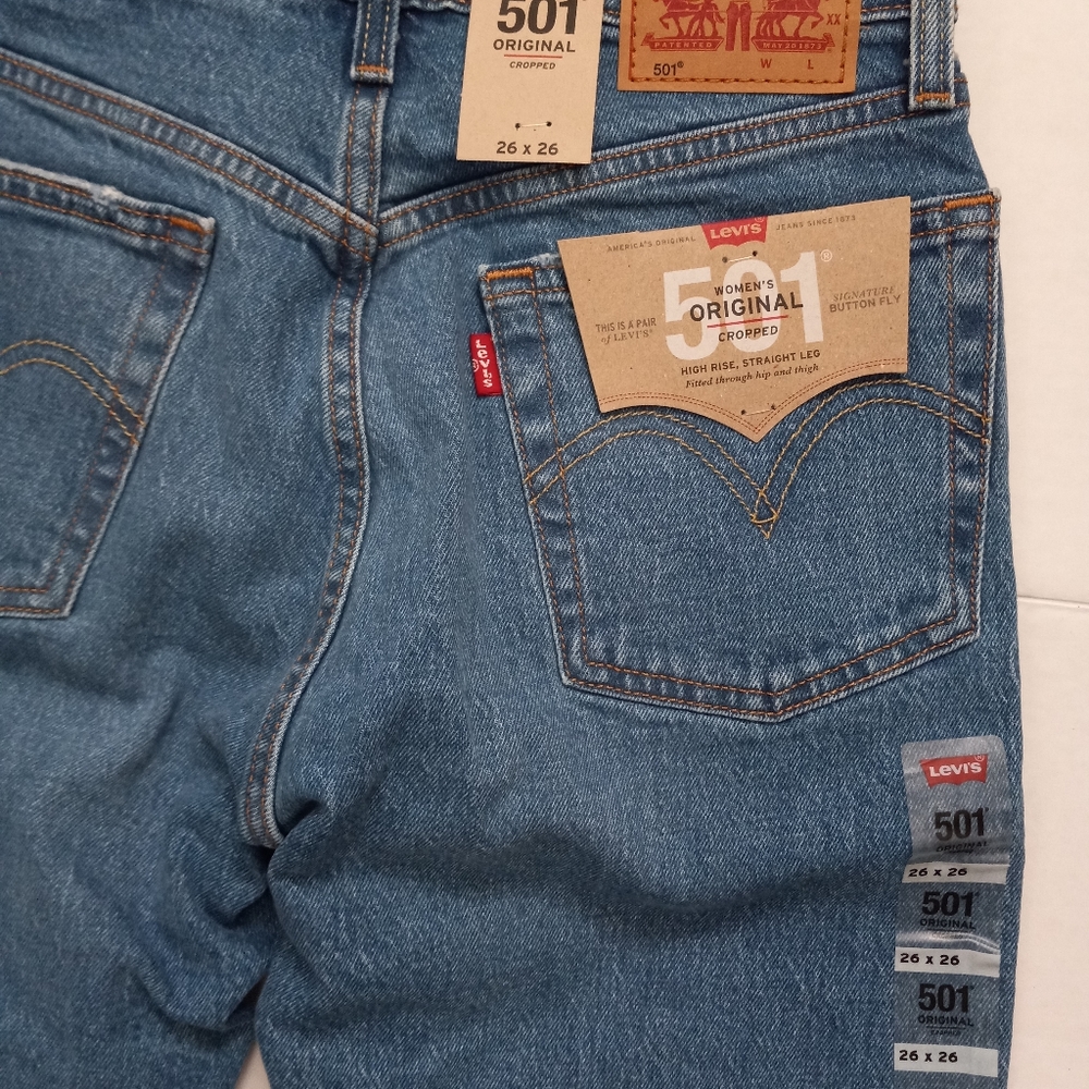 LEVI'S 501 JEANS SIZE 26 - Picture 6 of 10